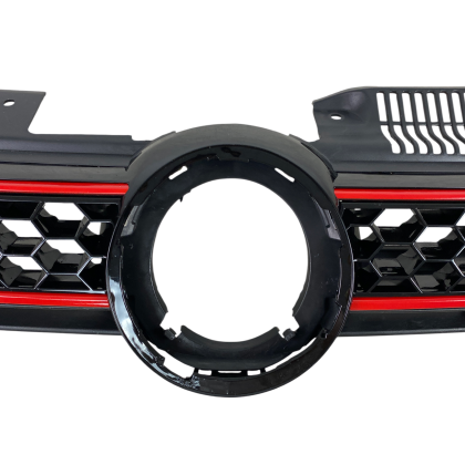 Μάσκα Vw Golf 6 - GTI design με κόκκινες γρίλιες, χωρίς σήμα - € 115,9 Μάσκα Vw Golf 6 - GTI design με κόκκινες γρίλιες, χωρίς σήμα