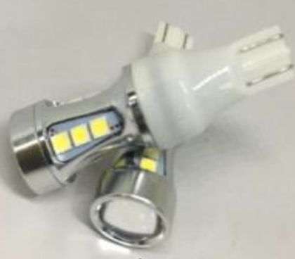 Led λάμπα τύπου T10 με 18 led 3030 και προτζέκτορα - CANBUS - 1τμχ. - € 6,9 Led λάμπα τύπου T10 με 18 led 3030 και προτζέκτορα - CANBUS - 1τμχ.