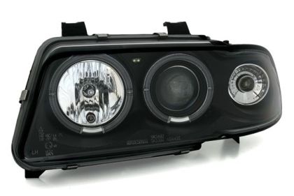 Φανάρια εμπρός angel eyes για Audi A4 (1995-1998) -μαύρα , με λάμπες (Η1) - σετ 2τμχ. - € 500,9 Φανάρια εμπρός angel eyes για Audi A4 (1995-1998) -μαύρα , με λάμπες (Η1) - σετ 2τμχ.