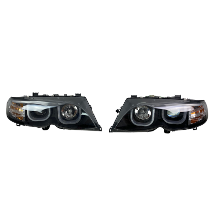 Φανάρια εμπρός με 3D angel eyes για BMW E46 (2001-2005) sedan,combi - € 899,9 Φανάρια εμπρός με 3D angel eyes για BMW E46 (2001-2005) sedan,combi