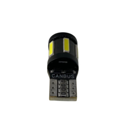 Led λάμπα τύπου Τ10 με 5 SMD led 7020 + 4 SMD μπροστά 3030 - Canbus 5000K - 1τμχ. - € 4,9 Led λάμπα τύπου Τ10 με 5 SMD led 7020 + 4 SMD μπροστά 3030 - Canbus 5000K - 1τμχ.