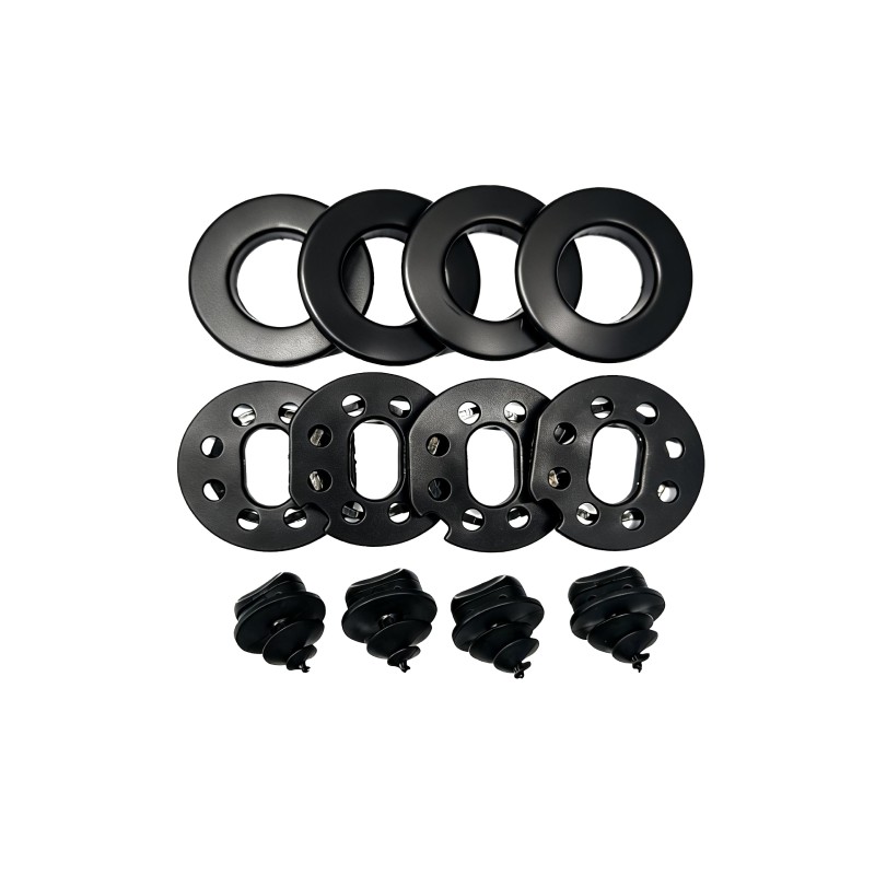 Σετ Κλιπς για Πατάκια Αυτοκινήτου Μαύρα 4τμχ 46x30mm Πλαστικό PP - € 4,9 Σετ Κλιπς για Πατάκια Αυτοκινήτου Μαύρα 4τμχ 46x30mm Πλαστικό PP