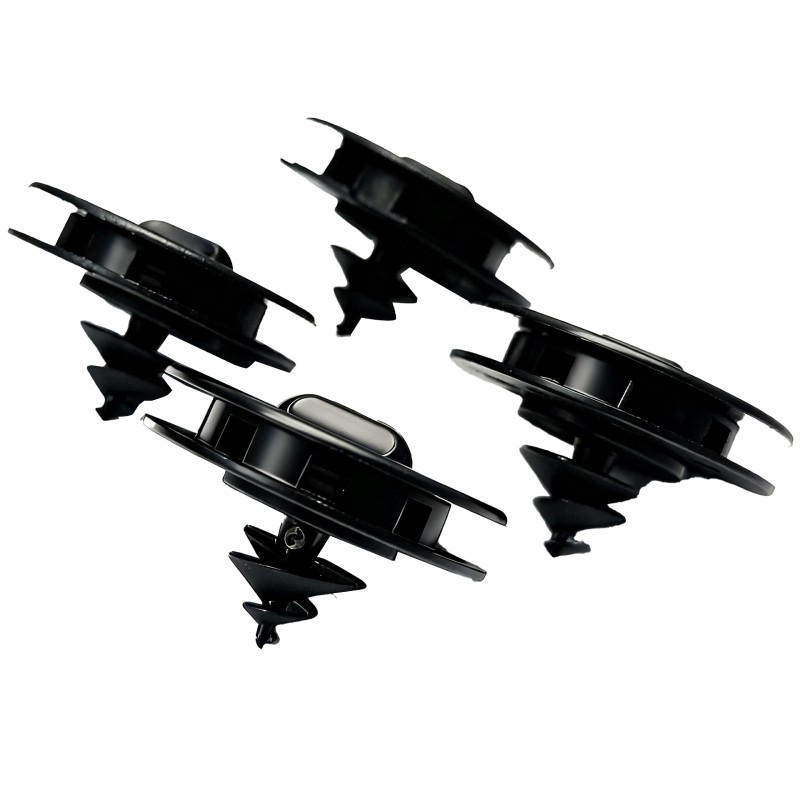 Σετ Κλιπς για Πατάκια Αυτοκινήτου Μαύρα 4τμχ 46x30mm Πλαστικό PP - € 4,9 Σετ Κλιπς για Πατάκια Αυτοκινήτου Μαύρα 4τμχ 46x30mm Πλαστικό PP