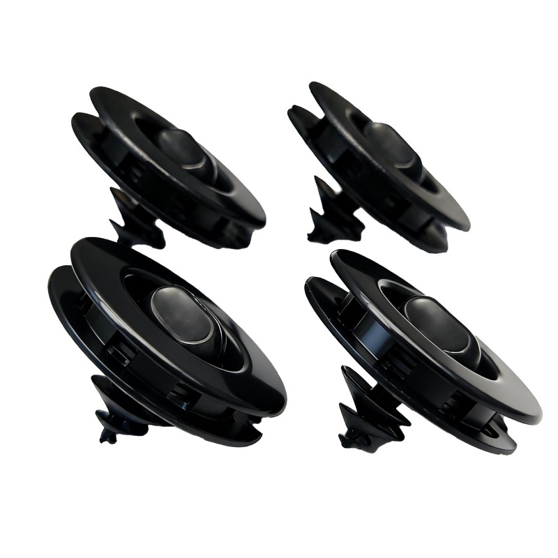 Σετ Κλιπς για Πατάκια Αυτοκινήτου Μαύρα 4τμχ 46x30mm Πλαστικό PP - € 4,9 Σετ Κλιπς για Πατάκια Αυτοκινήτου Μαύρα 4τμχ 46x30mm Πλαστικό PP