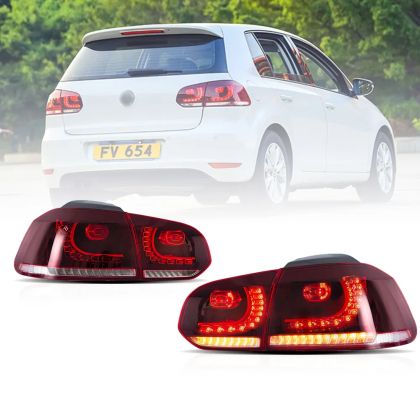 Πίσω φανάρια led Vw Golf 6 (2008-2014) GTI / R design με τρέχουμενο φλας, κόκκινα - σετ 2τμχ. - € 415,9 Πίσω φανάρια led Vw Golf 6 (2008-2014) GTI / R design με τρέχουμενο φλας, κόκκινα - σετ 2τμχ.