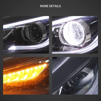 Φανάρια εμπρός Ford Focus (2015-2018) led μαύρα, χωρίς λάμπες (D2S) - σετ 2τμχ. - € 795,9 Φανάρια εμπρός Ford Focus (2015-2018) led μαύρα, χωρίς λάμπες (D2S) - σετ 2τμχ.