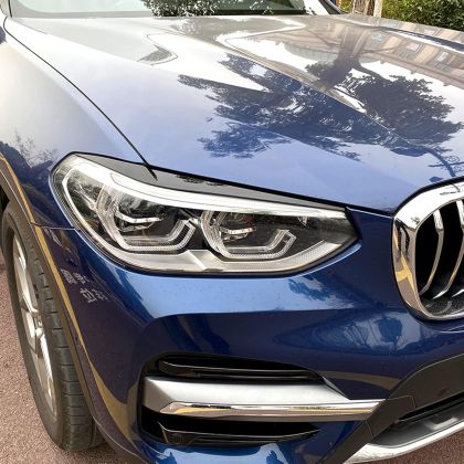 Φρυδάκια φαναριών BMW X3 G01 (2018-2021) - μαύρα γυαλιστερά - € 66,9 Φρυδάκια φαναριών BMW X3 G01 (2018-2021) - μαύρα γυαλιστερά