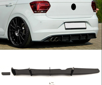 Diffuser προφυλακτήρα Vw Polo (2019+) GTI Blade - μαύρο γυαλιστερό - € 95,9 Diffuser προφυλακτήρα Vw Polo (2019+) GTI Blade - μαύρο γυαλιστερό