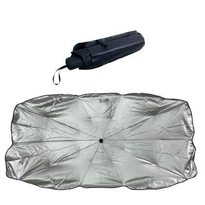Ομπρέλα ηλιοπροστασίας παρμπρίζ 125x65cm - € 8,9 Ομπρέλα ηλιοπροστασίας παρμπρίζ 125x65cm