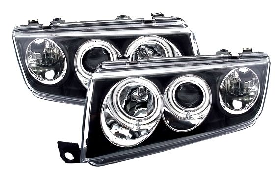 Φανάρια εμπρός Skoda Fabia (1999-2007) angel eyes, μαύρα , χωρίς λάμπες (Η7) - σετ 2τμχ. - € 322,9 Φανάρια εμπρός Skoda Fabia (1999-2007) angel eyes, μαύρα , χωρίς λάμπες (Η7) - σετ 2τμχ.