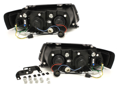 Φανάρια εμπρός Vw Passat 3Β/B5 (1997-2000) led - μαύρα , με λάμπες (Η1) - σετ 2τμχ. - € 505,9 Φανάρια εμπρός Vw Passat 3Β/B5 (1997-2000) led - μαύρα , με λάμπες (Η1) - σετ 2τμχ.