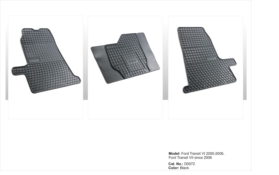 Λαστιχένια πατάκια FORD Transit (2000-2014) - 3τμχ. - € 51,9 Λαστιχένια πατάκια FORD Transit (2000-2014) - 3τμχ.