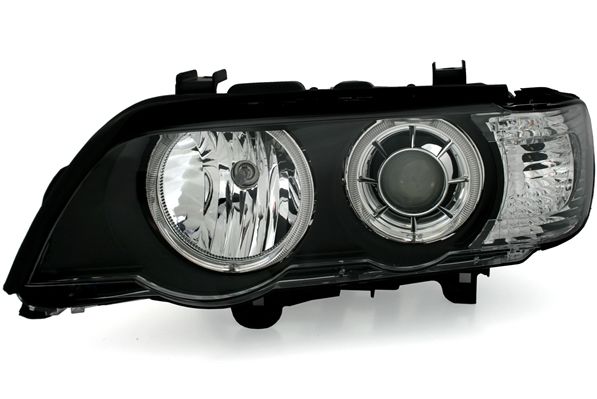 Φανάρια εμπρός BMW X5 E53 (1999-2003) angel eyes - μαύρα , χωρίς λάμπες (Η7) - σετ 2τμχ. - € 493,9 Φανάρια εμπρός BMW X5 E53 (1999-2003) angel eyes - μαύρα , χωρίς λάμπες (Η7) - σετ 2τμχ.