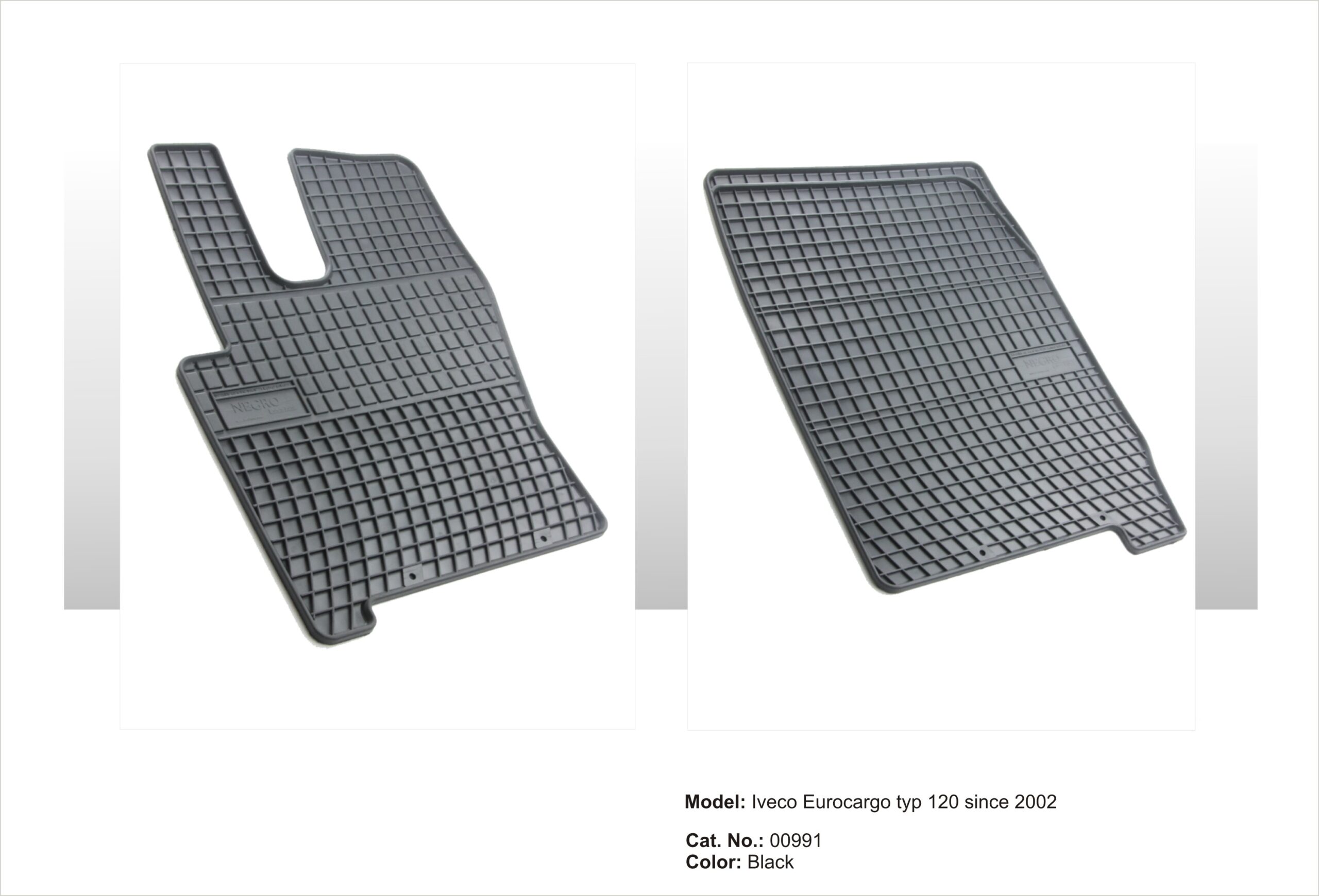 Λαστιχένια πατάκια IVECO EuroCargo 120 (2002-2008) - 2τμχ. - € 51,9 Λαστιχένια πατάκια IVECO EuroCargo 120 (2002-2008) - 2τμχ.
