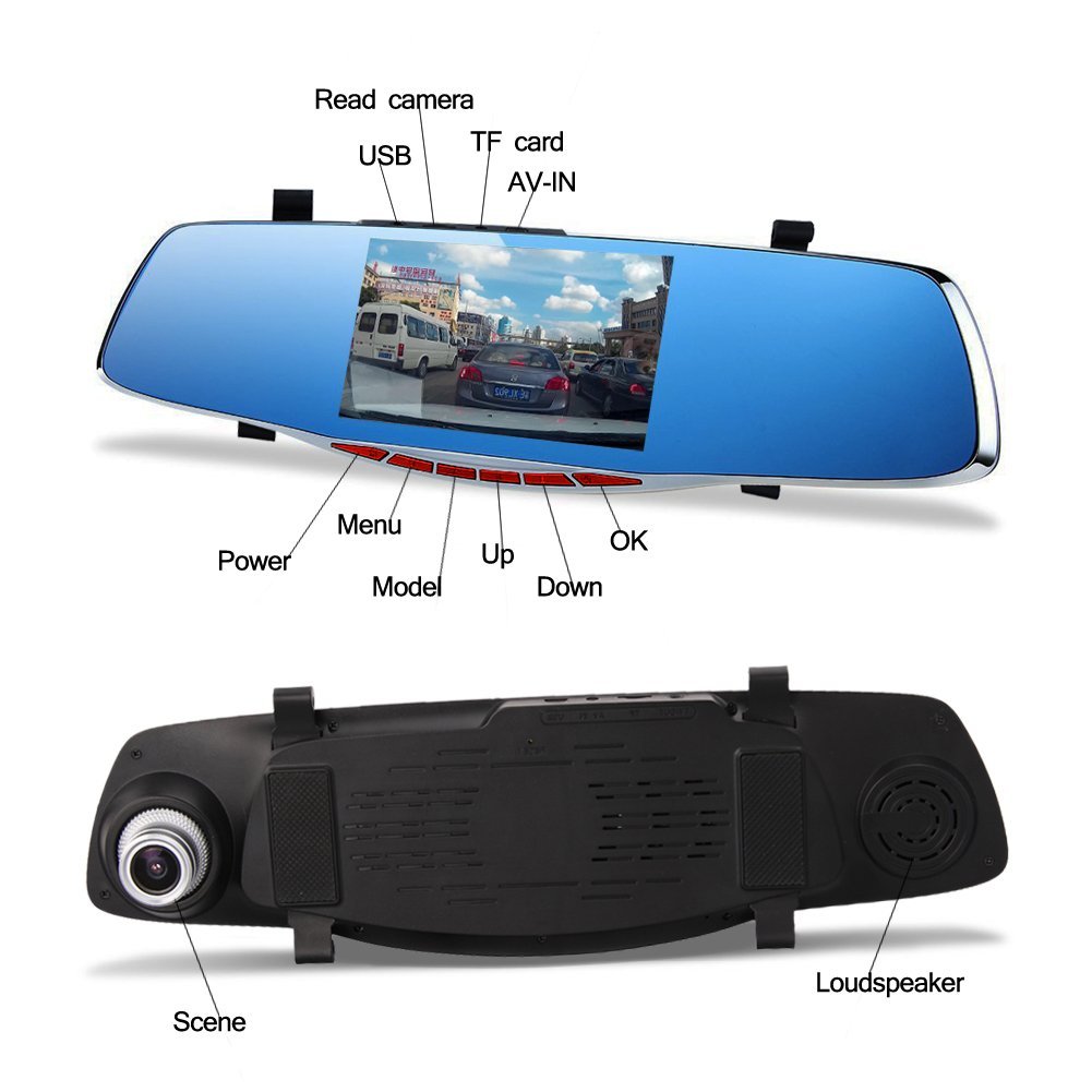 Βίντεο καταγραφέας 1080 FULL HD με 5" LCD οθόνη ,κάμερα οπισθοπορείας και G-Sensor - € 95,9 Βίντεο καταγραφέας 1080 FULL HD με 5" LCD οθόνη ,κάμερα οπισθοπορείας και G-Sensor