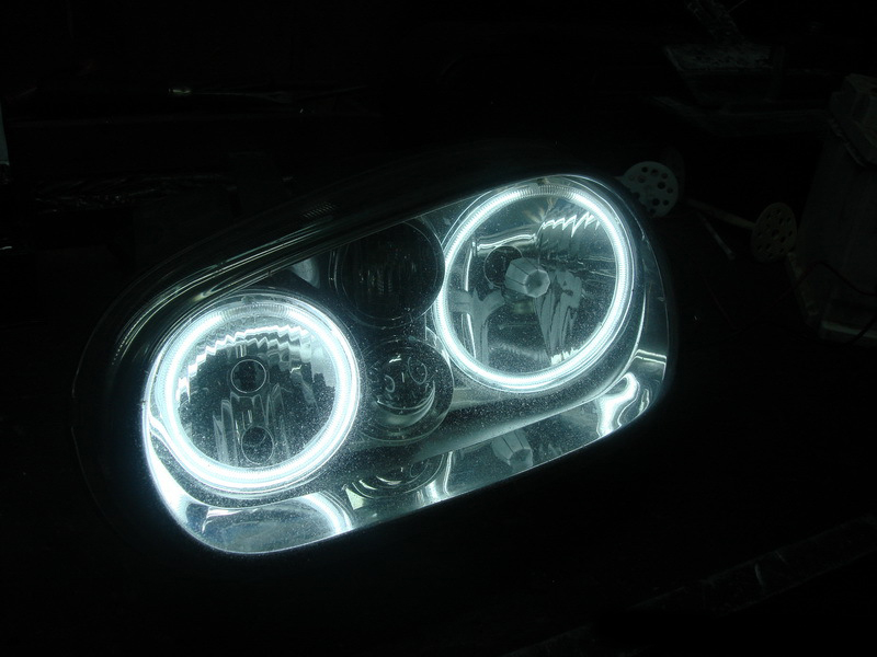 Δαχτυλίδια Vw Golf 4 angel eyes - CCFL φθορισμού - χωρίς εγγύηση - € 33,9 Δαχτυλίδια Vw Golf 4 angel eyes - CCFL φθορισμού - χωρίς εγγύηση