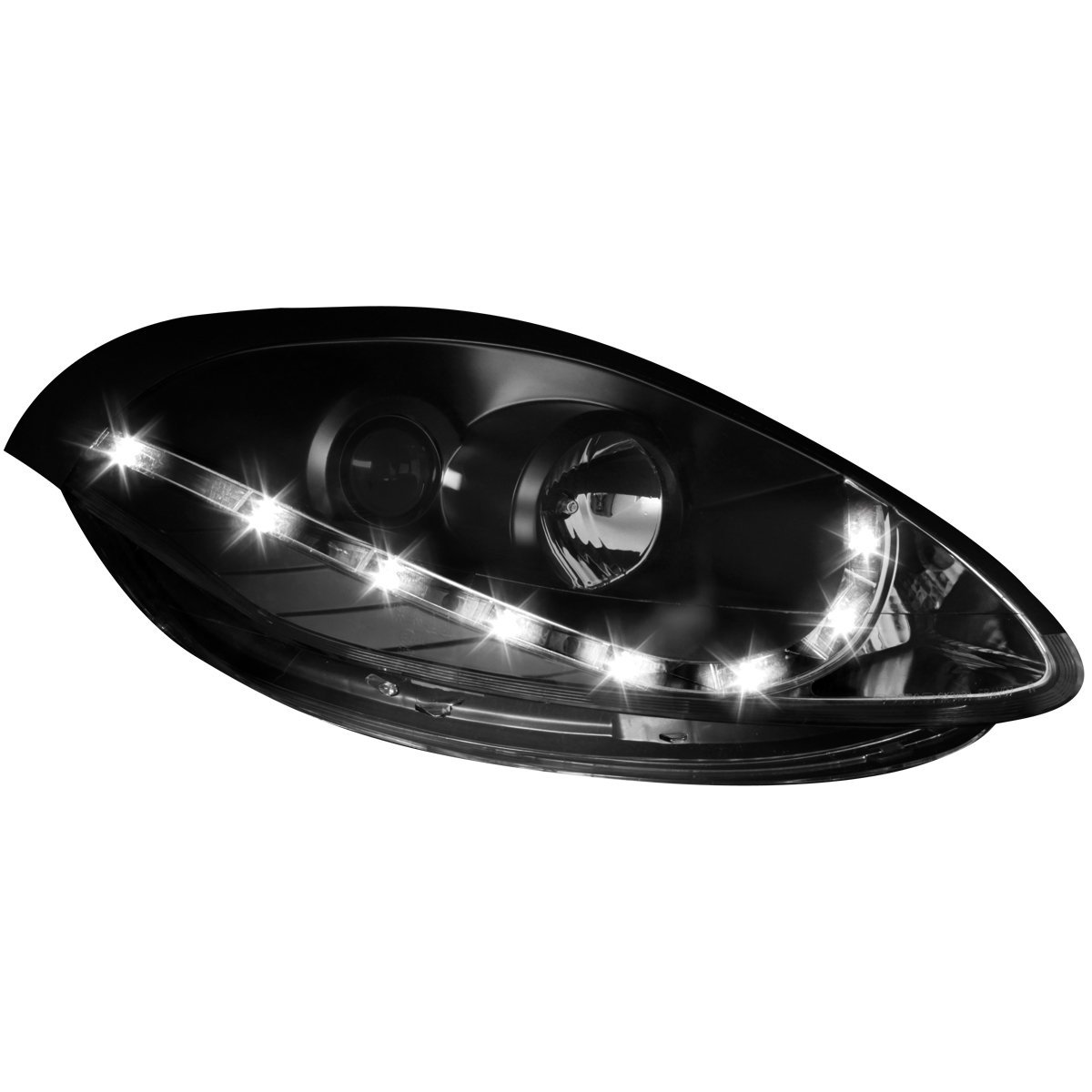 Φανάρια εμπρός Fiat Bravo (2007-2015) led - μαύρα , με λάμπες (Η1) - σετ 2τμχ. - € 607,9 Φανάρια εμπρός Fiat Bravo (2007-2015) led - μαύρα , με λάμπες (Η1) - σετ 2τμχ.