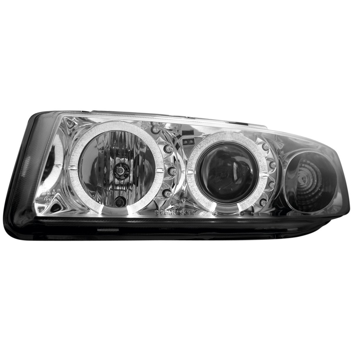 Φανάρια εμπρός Seat Leon /Toledo (1999-2004) angel eyes - chrome , με λάμπες (Η1) - σετ 2τμχ. - € 365,9 Φανάρια εμπρός Seat Leon /Toledo (1999-2004) angel eyes - chrome , με λάμπες (Η1) - σετ 2τμχ.
