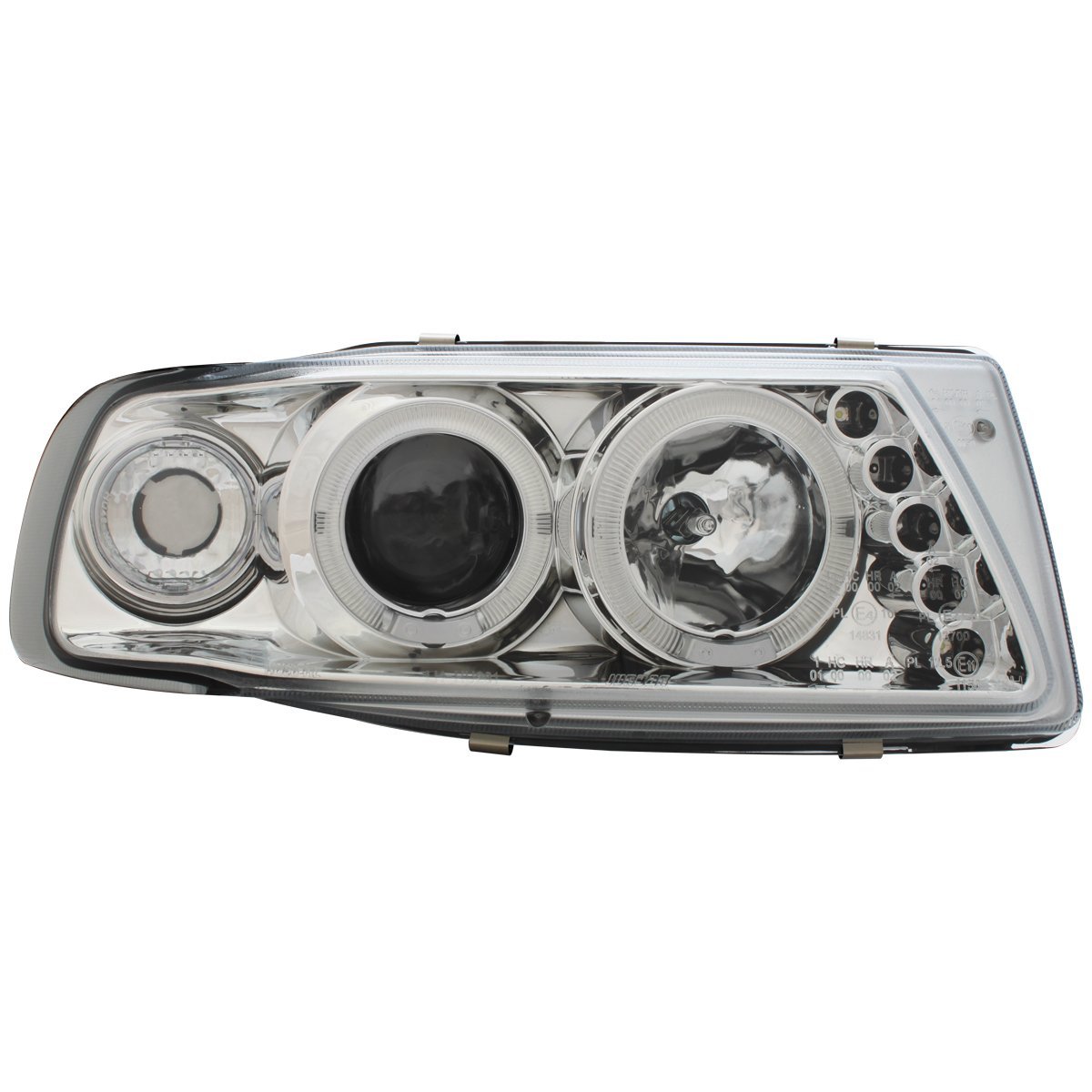 Φανάρια εμπρός Seat ibiza 6K (1993-2000) angel eyes - chrome , με λάμπες (Η1) - σετ 2τμχ. - € 285,9 Φανάρια εμπρός Seat ibiza 6K (1993-2000) angel eyes - chrome , με λάμπες (Η1) - σετ 2τμχ.