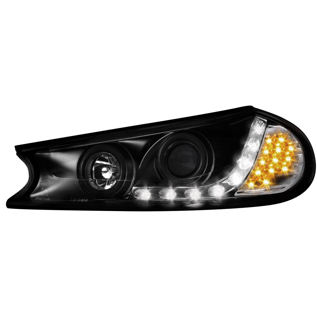 Φανάρια εμπρός Ford Mondeo (1996-2000) led - μαύρα , με λάμπες (Η1) - σετ 2τμχ. - € 534,9 Φανάρια εμπρός Ford Mondeo (1996-2000) led - μαύρα , με λάμπες (Η1) - σετ 2τμχ.