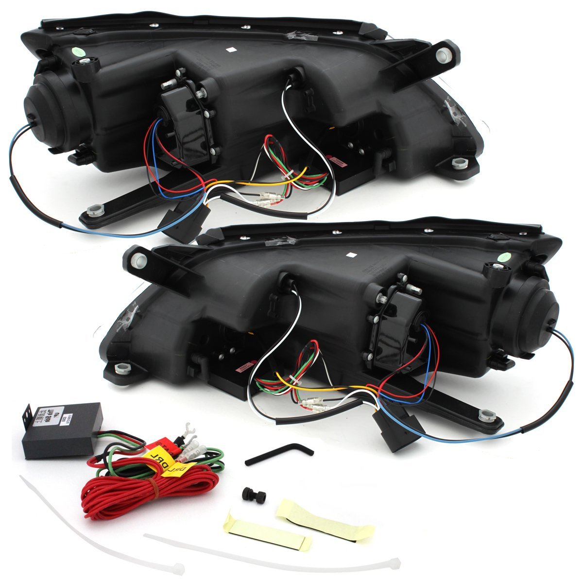 Φανάρια εμπρός Vw Tiguan (2007-2011) led , chrome , με λάμπες (Η1) - σετ 2τμχ. - € 694,9 Φανάρια εμπρός Vw Tiguan (2007-2011) led , chrome , με λάμπες (Η1) - σετ 2τμχ.