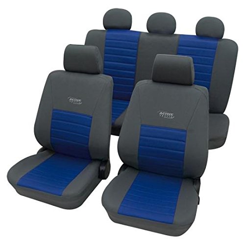 Κάλυμμα καθισμάτων Petex "Active Sports" - μπλε - γκρι - 11 τεμ. = πολυεστέρα - € 74,9 Κάλυμμα καθισμάτων Petex "Active Sports" - μπλε - γκρι - 11 τεμ. = πολυεστέρα