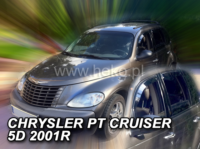 Ανεμοθραύστες Chrysler PT Cruiser (2000-2010) 5 πορτο - 2 τμχ. εμπρός, Heko - € 56,9 Ανεμοθραύστες Chrysler PT Cruiser (2000-2010) 5 πορτο - 2 τμχ. εμπρός, Heko