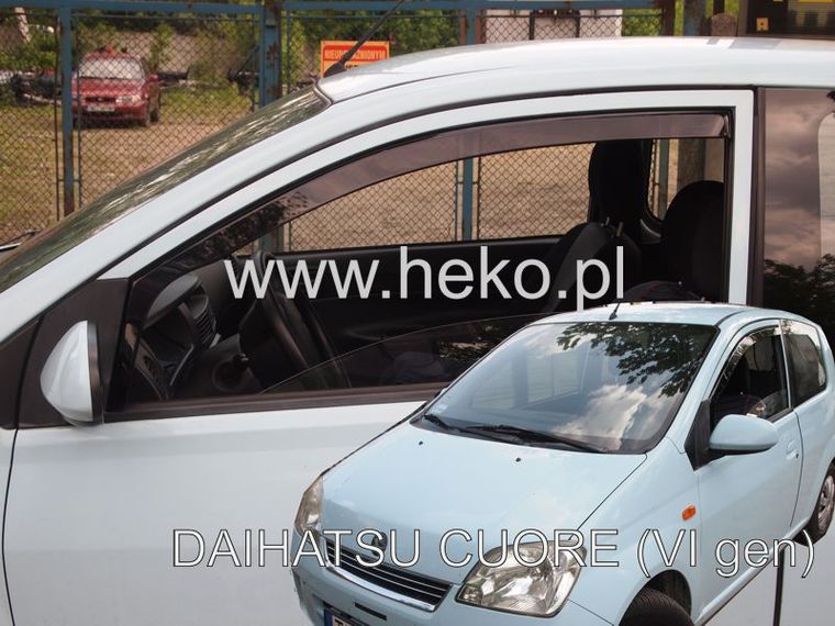 Ανεμοθραύστες Daihatsu Coure VI (2003-2007) 3 πορτο - 2 τμχ. εμπρός, Heko - € 62,9 Ανεμοθραύστες Daihatsu Coure VI (2003-2007) 3 πορτο - 2 τμχ. εμπρός, Heko