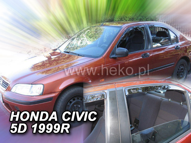 Ανεμοθραύστες Honda Civic UK (1995-2001) 5 πορτο - 2 τμχ. εμπρός, Heko - € 56,9 Ανεμοθραύστες Honda Civic UK (1995-2001) 5 πορτο - 2 τμχ. εμπρός, Heko