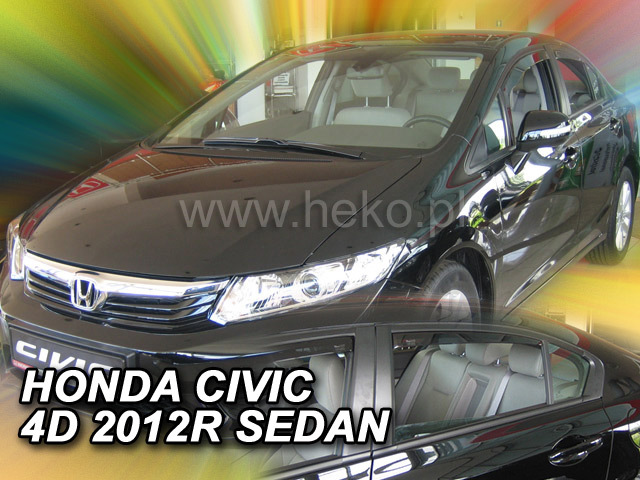 Ανεμοθραύστες Honda Civic IX (2012-2016) sedan - 4 τμχ. εμπρός και πίσω, Heko - € 79,9 Ανεμοθραύστες Honda Civic IX (2012-2016) sedan - 4 τμχ. εμπρός και πίσω, Heko