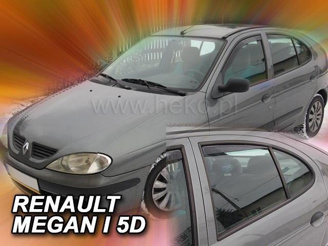 Ανεμοθραύστες Renault Megane (1995-2002) 5 πορτο , sedan - 4 τμχ. εμπρός και πίσω, Heko - € 79,9 Ανεμοθραύστες Renault Megane (1995-2002) 5 πορτο , sedan - 4 τμχ. εμπρός και πίσω, Heko