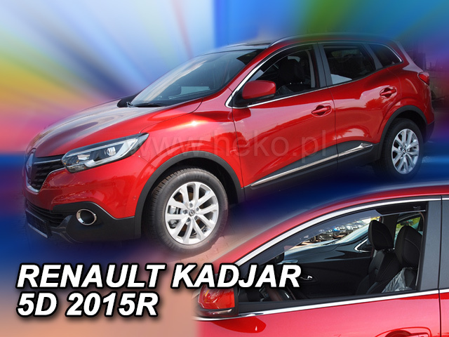 Ανεμοθραύστες Renault Kadjar (2015-2022) - 2 τμχ εμπρός, Heko - € 56,9 Ανεμοθραύστες Renault Kadjar (2015-2022) - 2 τμχ εμπρός, Heko