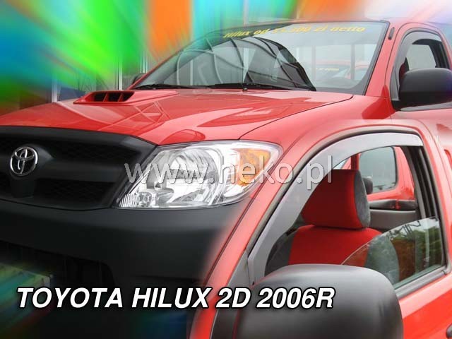 Ανεμοθραύστες Toyota Hilux (2006-2015) 2 πορτο / μιάμιση /μονοκάμπινο, Heko - € 62,9 Ανεμοθραύστες Toyota Hilux (2006-2015) 2 πορτο / μιάμιση /μονοκάμπινο, Heko