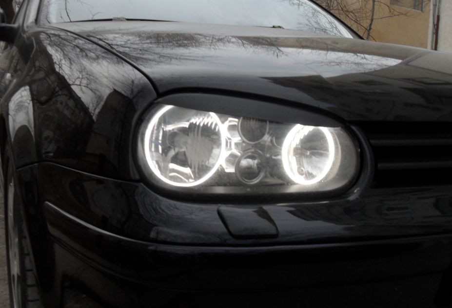 Δαχτυλίδια Vw Golf 4 angel eyes - CCFL φθορισμού - χωρίς εγγύηση - € 33,9 Δαχτυλίδια Vw Golf 4 angel eyes - CCFL φθορισμού - χωρίς εγγύηση