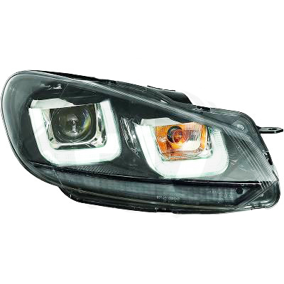 Φανάρια εμπρός Vw Golf 6 angel eyes - Golf 7 Design με άσπρη επιμηκής γραμμή , με λάμπες (Η1) - σετ 2τμχ. - € 804,9 Φανάρια εμπρός Vw Golf 6 angel eyes - Golf 7 Design με άσπρη επιμηκής γραμμή , με λάμπες (Η1) - σετ 2τμχ.