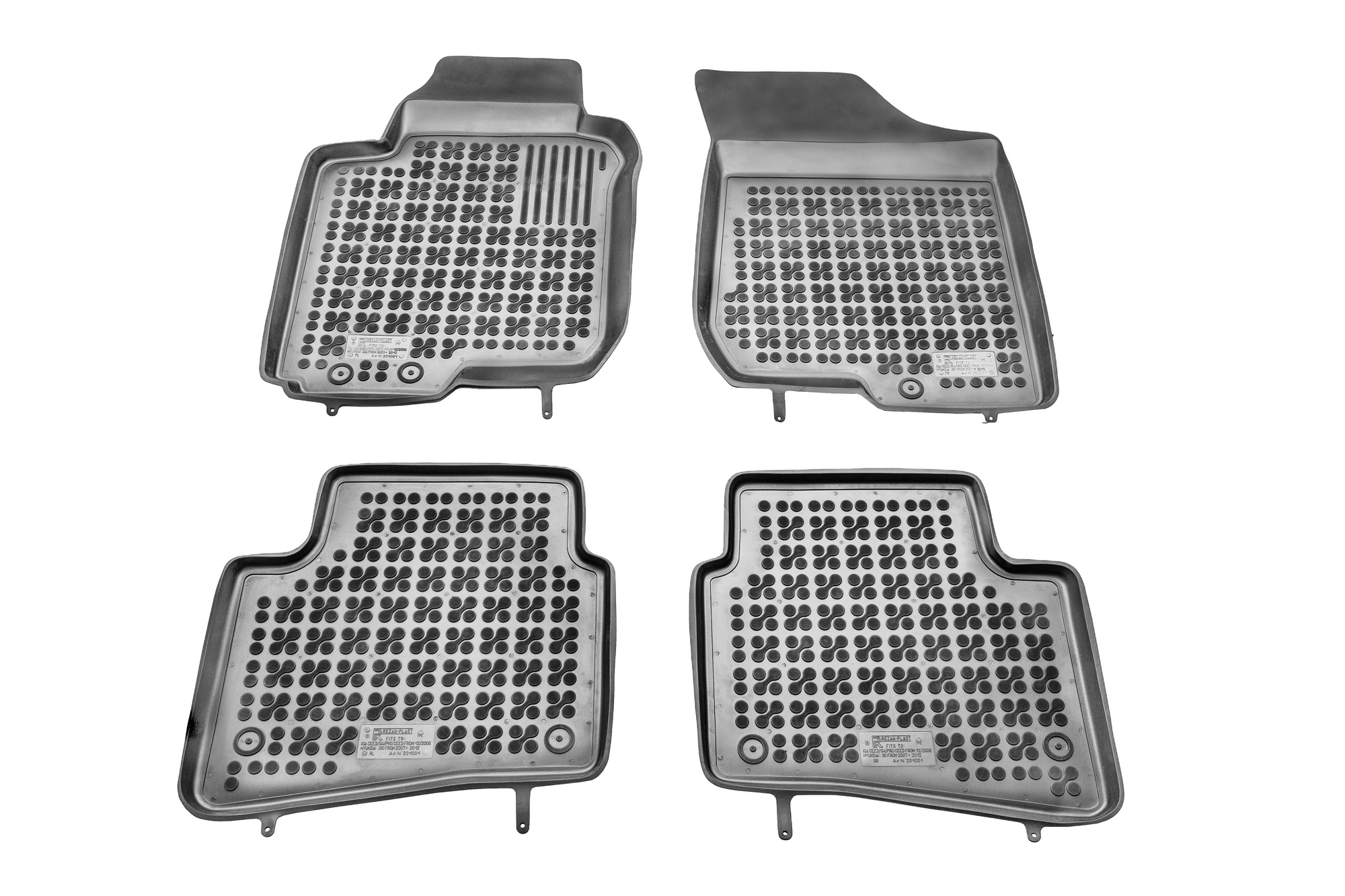 Λαστιχένια πατάκια KIA Ceed I (2007-2012) / HYUNDAI i30 I (2007-2012) - τύπου σκαφάκι - 4τμχ., Rezaw Plast - € 55,9 Λαστιχένια πατάκια KIA Ceed I (2007-2012) / HYUNDAI i30 I (2007-2012) - τύπου σκαφάκι - 4τμχ., Rezaw Plast