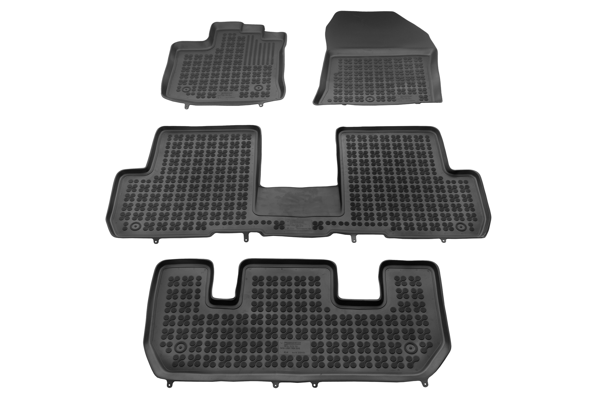 Λαστιχένια πατάκια DACIA Lodgy I (2012-2020) / DACIA Logan I Stepway (2012-2020) - 7-θέσιο τύπου σκαφάκι - 4τμχ., Rezaw Plast - € 85,9 Λαστιχένια πατάκια DACIA Lodgy I (2012-2020) / DACIA Logan I Stepway (2012-2020) - 7-θέσιο τύπου σκαφάκι - 4τμχ., Rezaw Plast