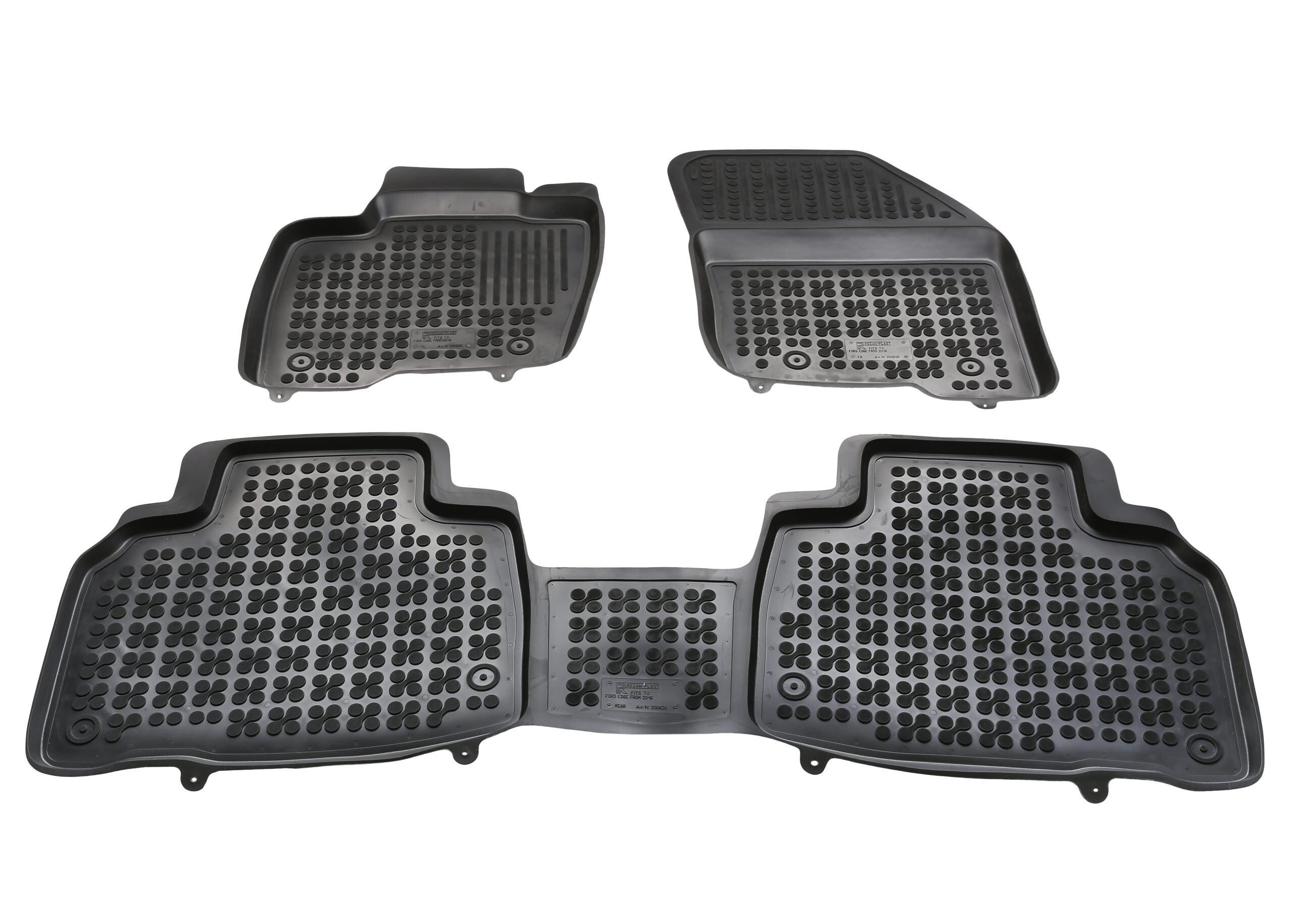 Λαστιχένια πατάκια FORD Edge II (2015–2023) - τύπου σκαφάκι - 3τμχ., Rezaw Plast - € 55,9 Λαστιχένια πατάκια FORD Edge II (2015–2023) - τύπου σκαφάκι - 3τμχ., Rezaw Plast