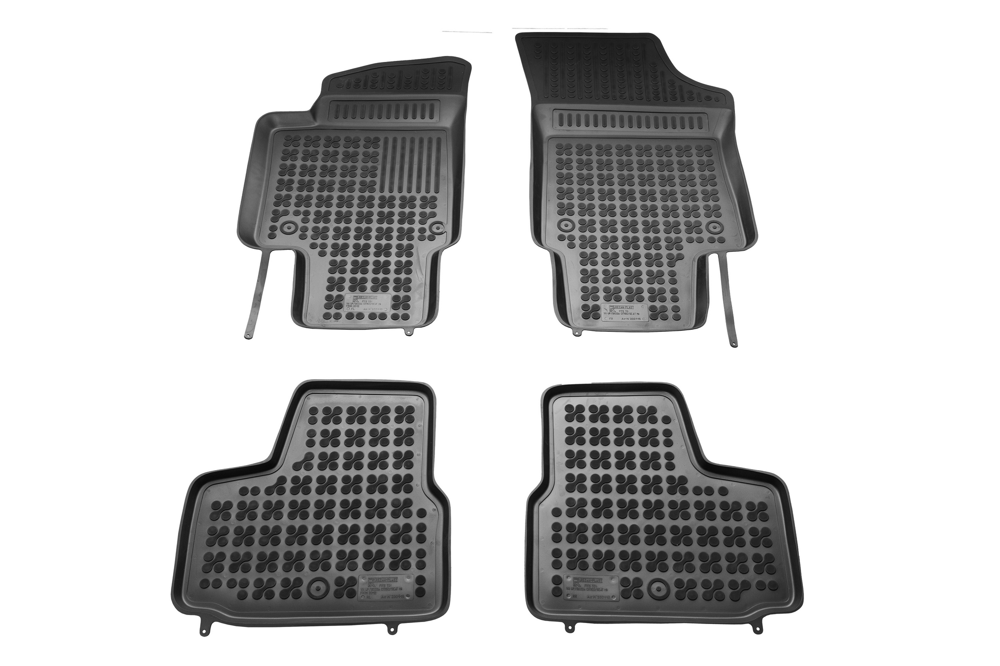 Λαστιχένια πατάκια VW Up / SKOADA Citigo / SEAT Mii (2011-2019) - τύπου σκαφάκι - 4τμχ., Rezaw Plast - € 68,9 Λαστιχένια πατάκια VW Up / SKOADA Citigo / SEAT Mii (2011-2019) - τύπου σκαφάκι - 4τμχ., Rezaw Plast