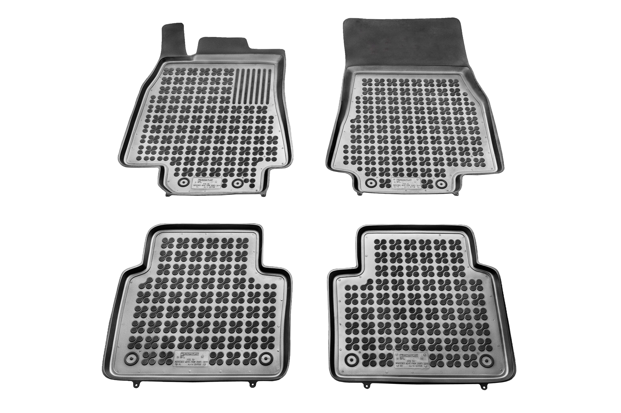 Λαστιχένια πατάκια MERCEDES B-Class W245 (2005-2011) - τύπου σκαφάκι - 4τμχ., Rezaw Plast - € 71,9 Λαστιχένια πατάκια MERCEDES B-Class W245 (2005-2011) - τύπου σκαφάκι - 4τμχ., Rezaw Plast