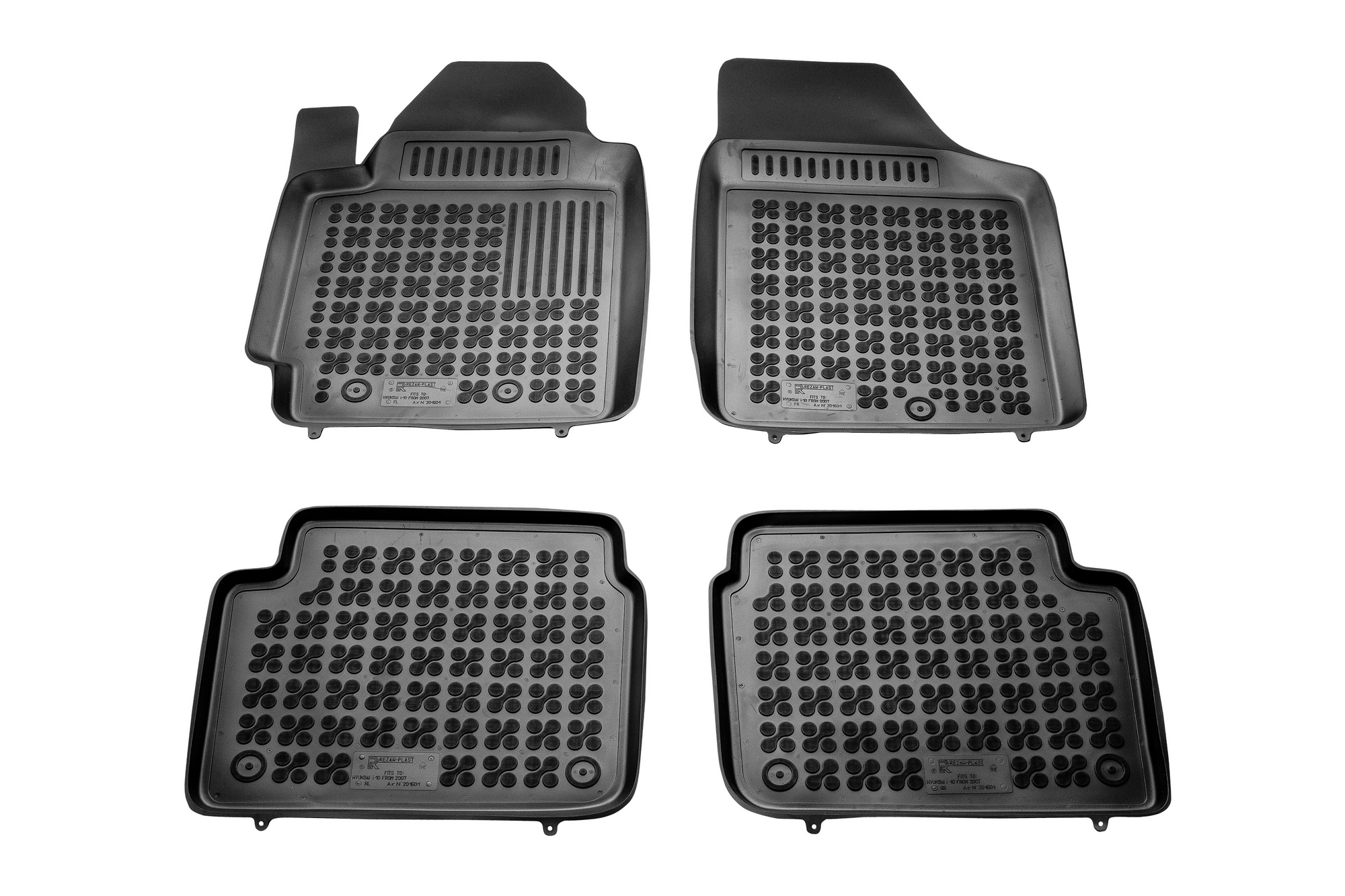 Λαστιχένια πατάκια HYUNDAI i10 I (2007-2013) - τύπου σκαφάκι - 4τμχ., Rezaw Plast - € 73,9 Λαστιχένια πατάκια HYUNDAI i10 I (2007-2013) - τύπου σκαφάκι - 4τμχ., Rezaw Plast