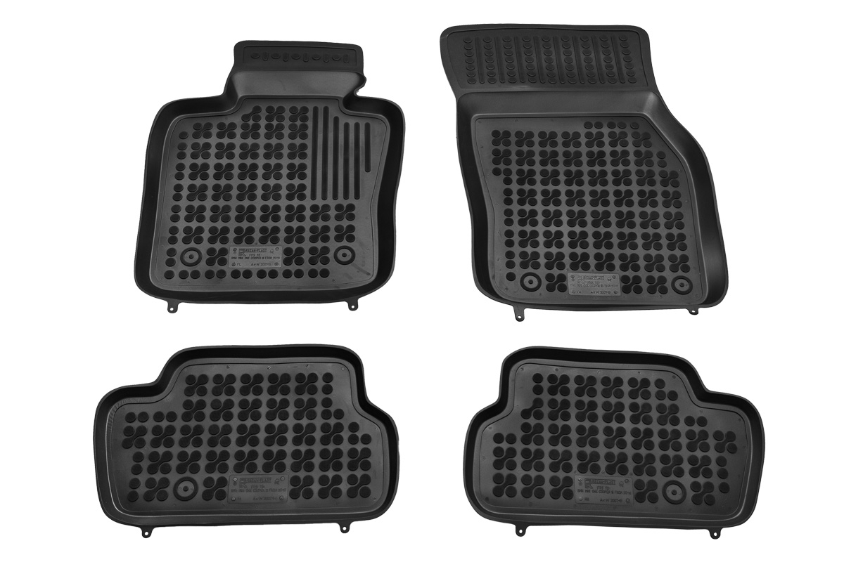 Λαστιχένια πατάκια BMW Mini One Cooper III (2013-2024) - τύπου σκαφάκι - 4τμχ., Rezaw Plast - € 58,9 Λαστιχένια πατάκια BMW Mini One Cooper III (2013-2024) - τύπου σκαφάκι - 4τμχ., Rezaw Plast