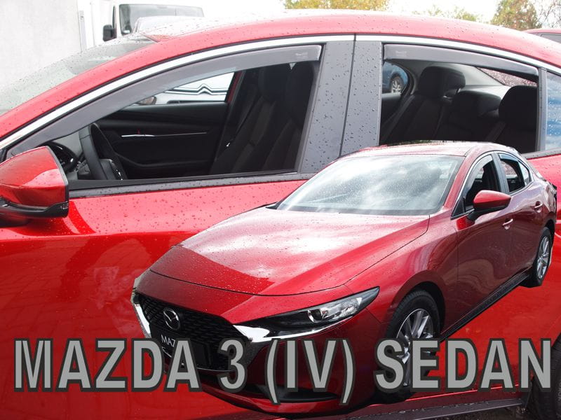 Ανεμοθραύστες MAZDA 3 (2019+) 4D - 4 τμχ. εμπρός και πίσω, Heko - € 79,9 Ανεμοθραύστες MAZDA 3 (2019+) 4D - 4 τμχ. εμπρός και πίσω, Heko