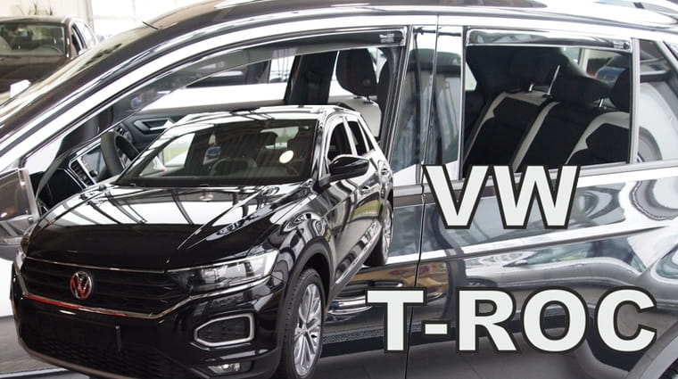 Ανεμοθραύστες Vw T-Roc (2017-2025) 5D - 4 τμχ. εμπρός και πίσω, Heko - € 79,9 Ανεμοθραύστες Vw T-Roc (2017-2025) 5D - 4 τμχ. εμπρός και πίσω, Heko