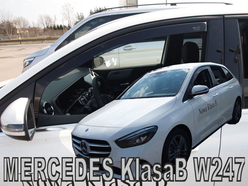 Ανεμοθραύστες MERCEDES B-Class W247 (2019+) 5d - 2 τμχ. εμπρός, Heko - € 56,9 Ανεμοθραύστες MERCEDES B-Class W247 (2019+) 5d - 2 τμχ. εμπρός, Heko