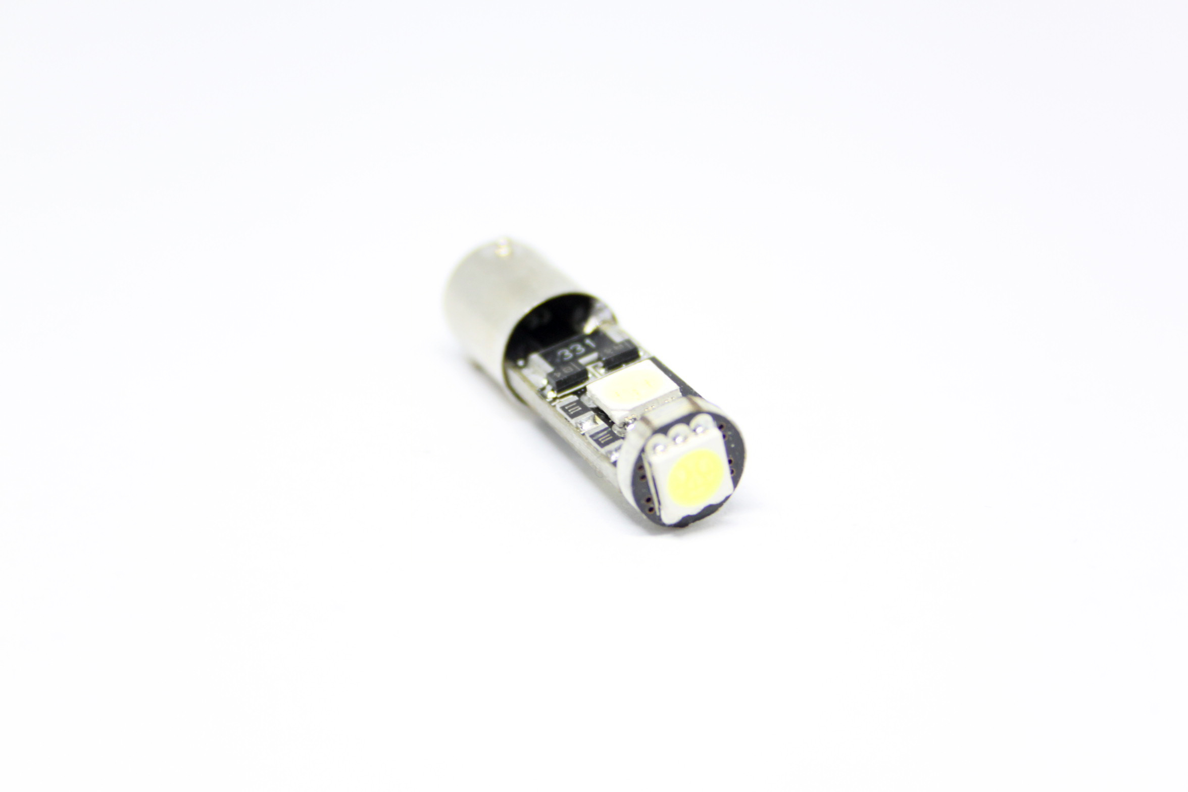 Led λάμπα τύπου BA9S CANBUS με 3 SMD led εκ διαμέτρου αντίθετα - 1τμχ. - € 6,9 Led λάμπα τύπου BA9S CANBUS με 3 SMD led εκ διαμέτρου αντίθετα - 1τμχ.