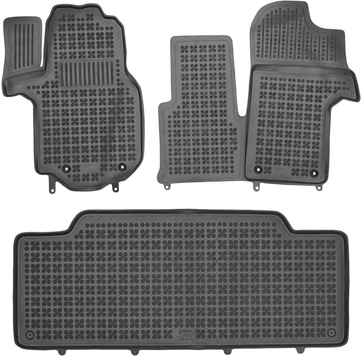 Λαστιχένια πατάκια Man TGE (2017+) / Vw Crafter II (2016+) - τύπου σκαφάκι - 3τμχ., Rezaw Plast - € 73,9 Λαστιχένια πατάκια Man TGE (2017+) / Vw Crafter II (2016+) - τύπου σκαφάκι - 3τμχ., Rezaw Plast