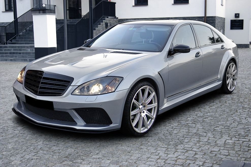 Μάσκα Mercedes W221 S-Class (2009-2013) - AMG design μαύρη - € 161,9 Μάσκα Mercedes W221 S-Class (2009-2013) - AMG design μαύρη