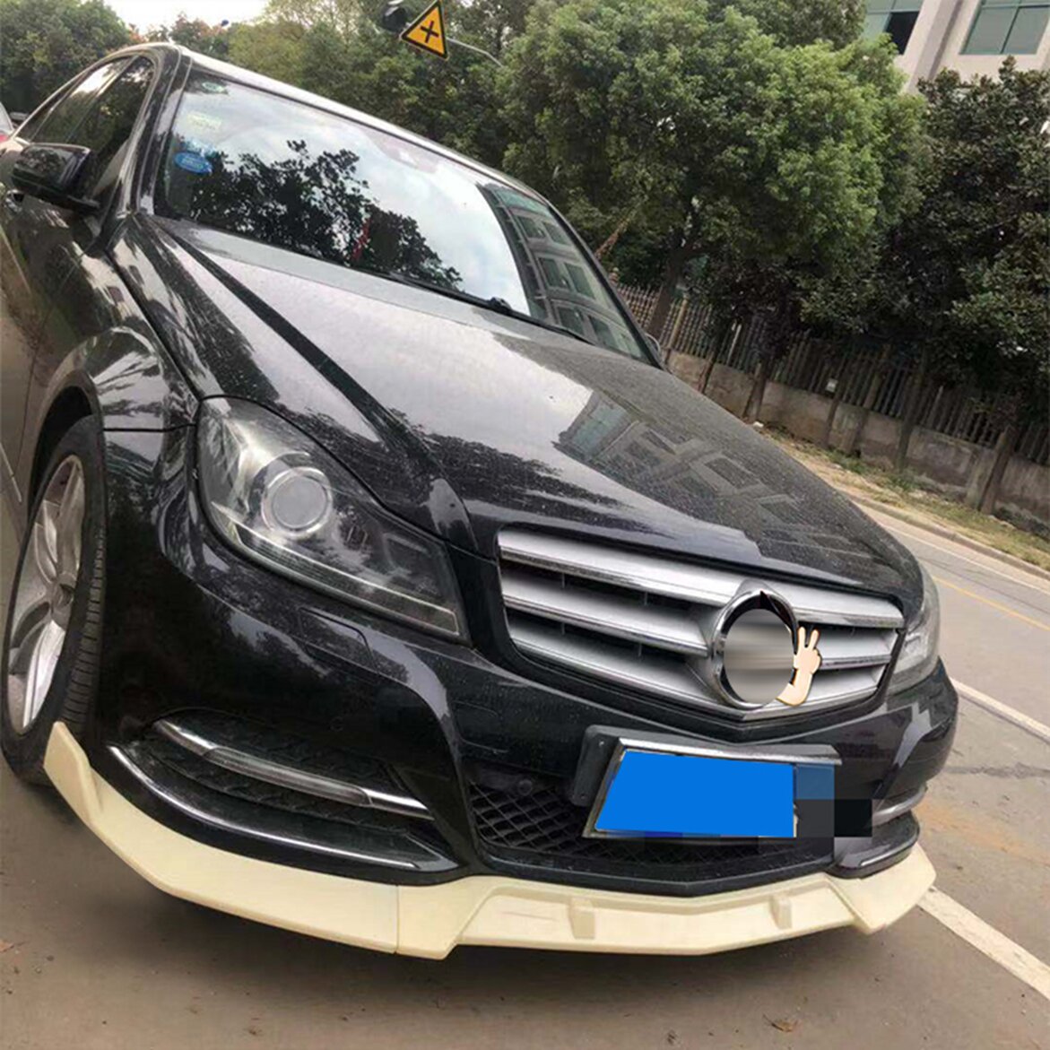 Spoiler προφυλακτήρα Mercedes W204 C-class (2007-2013)- μαύρο γυαλιστερό - € 143,9 Spoiler προφυλακτήρα Mercedes W204 C-class (2007-2013)- μαύρο γυαλιστερό