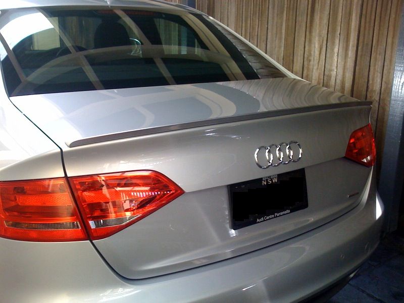 Lip spoiler πορτ-μπαγκάζ Audi A4 B8 (2008-2012) sedan - € 26,9 Lip spoiler πορτ-μπαγκάζ Audi A4 B8 (2008-2012) sedan
